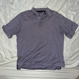 Polo Golf Ralph Lauren Mens Striped Pima Cotton Polo Shirt Size Large